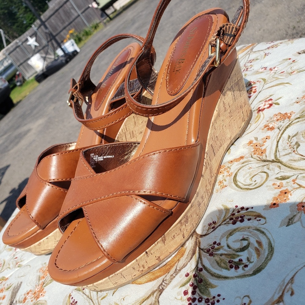 St John's bay wedge sandals